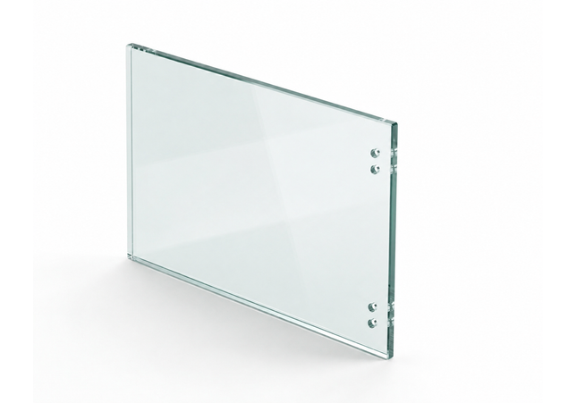 - RECEVEUR EN VERRE TREMPÉ 12 MM