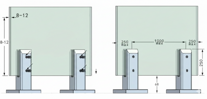 SPIGOT SATIN AJUSTABLE EN ACIER INOXYDABLE  DUPLEX 2205