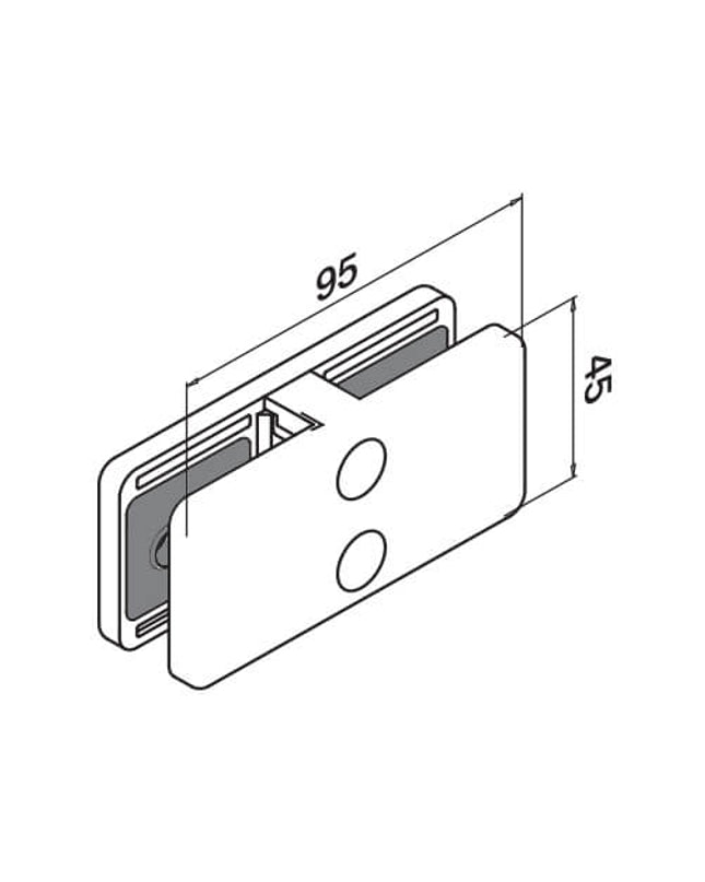 180° FIXED SATIN CONNECTOR