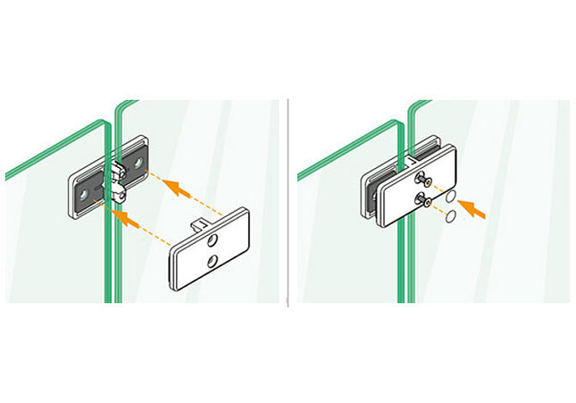 CONNECTEUR FIXE 180° SATIN