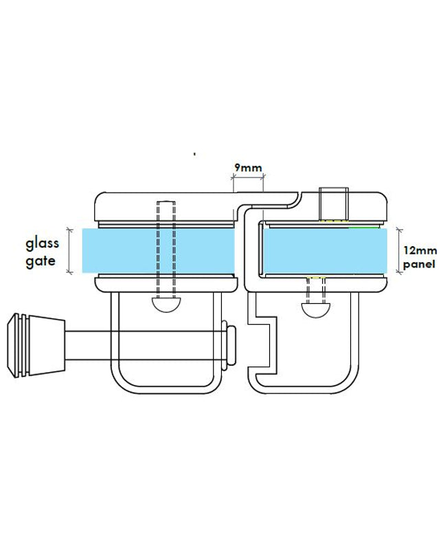 SATIN MAGNETIC LOCK